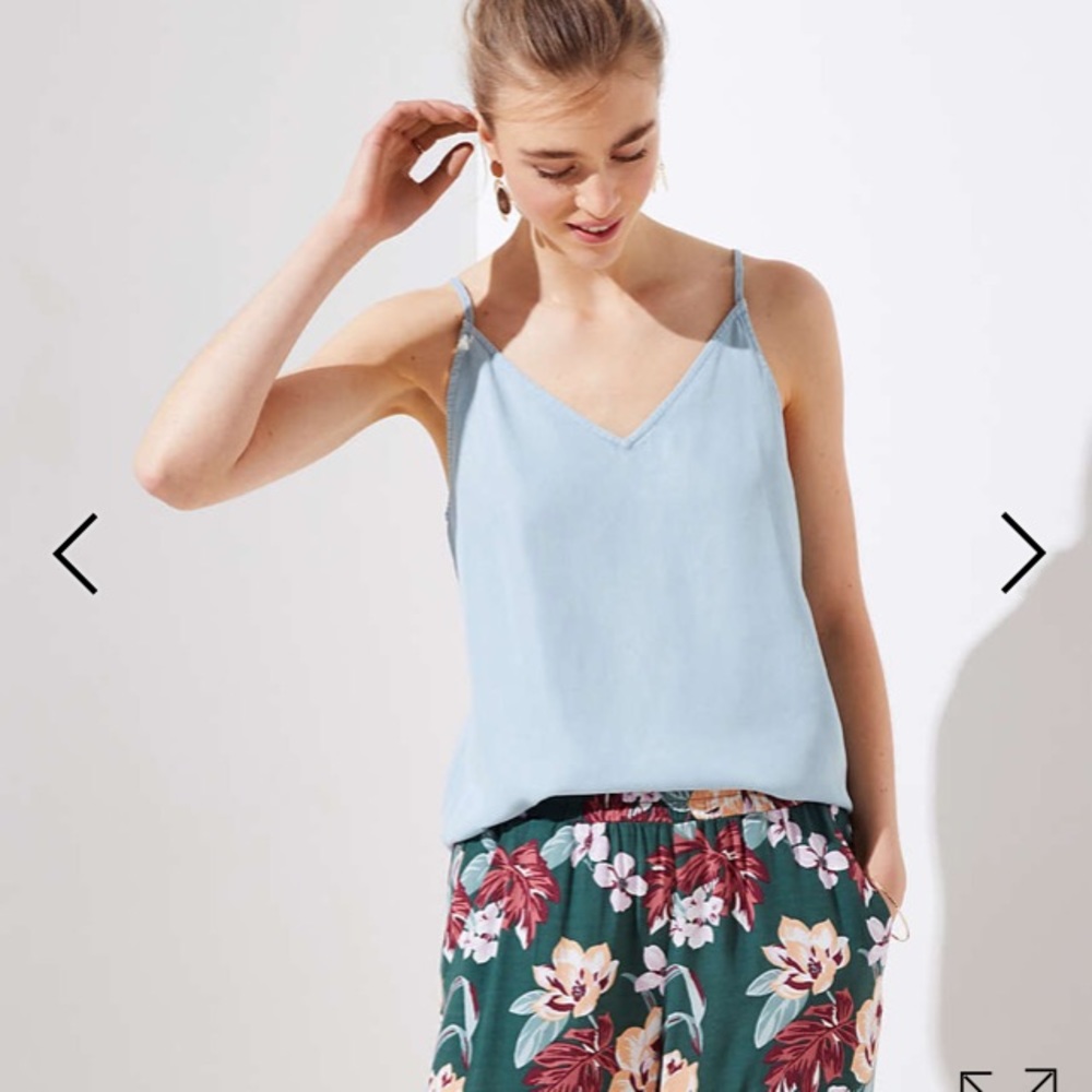 Chambray Strappy Cami
